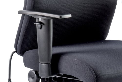 Onyx Black Fabric wHeadrest wArms