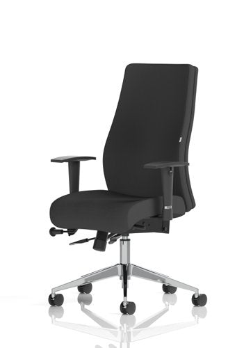 Onyx Black Fabric woHeadrest wArms
