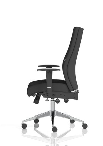 Onyx Black Fabric woHeadrest wArms
