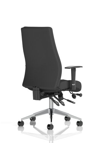 Onyx Black Fabric woHeadrest wArms