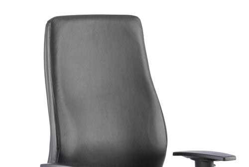 Onyx Leather woHeadrest wArms BK