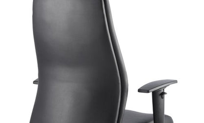 Onyx Leather woHeadrest wArms BK
