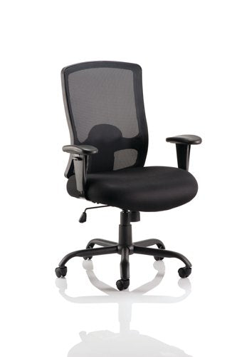 Portland HD Chair Black Mesh wArms