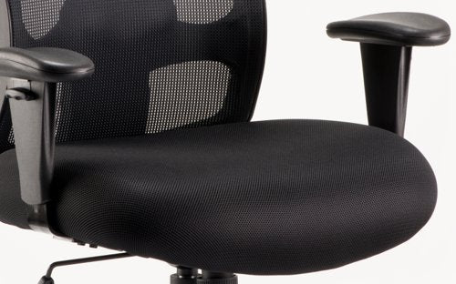 Portland HD Chair Black Mesh wArms
