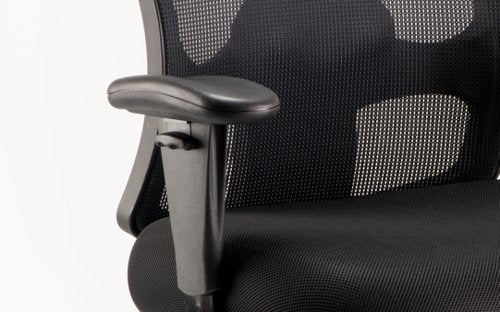 Portland HD Chair Black Mesh wArms