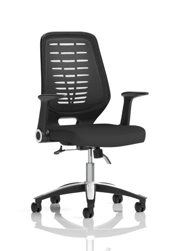 Relay Airmesh Seat BK Back wArms