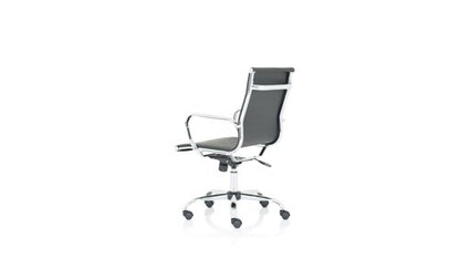 Nola Med Black Leather Exec Chair