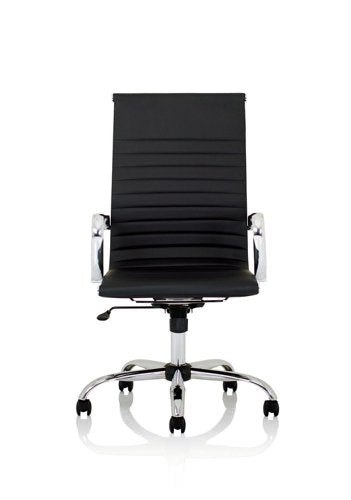 Nola High Back Leather Exec BK