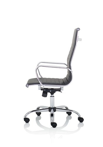 Nola High Back Leather Exec BK