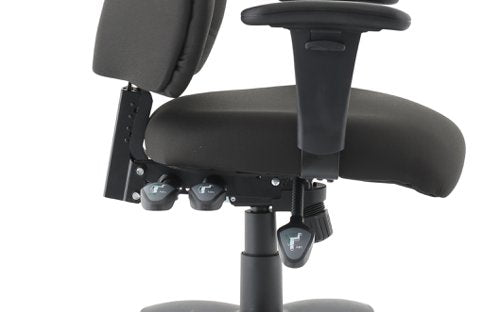 Esme Posture Chair wArms Black