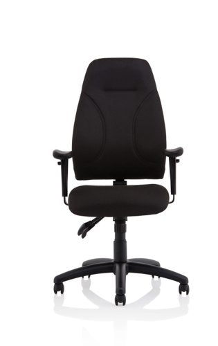 Esme Posture Chair wArms Black