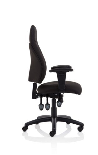 Esme Posture Chair wArms Black