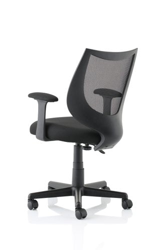 Camden Black Mesh Chair
