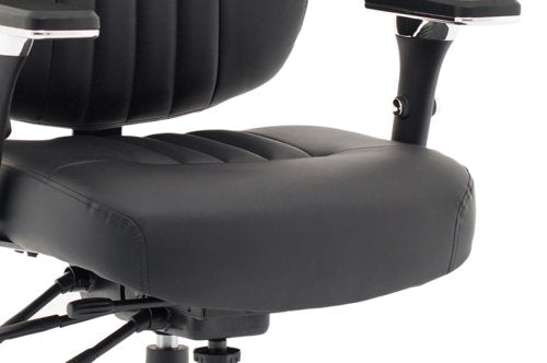 Barcelona Deluxe Op Chair Lea BK