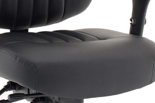 Barcelona Deluxe Op Chair Lea BK