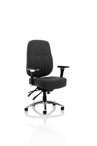 Barcelona Deluxe Op Chair Fab BK