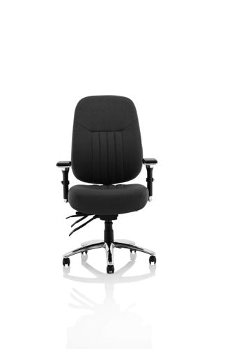 Barcelona Deluxe Op Chair Fab BK