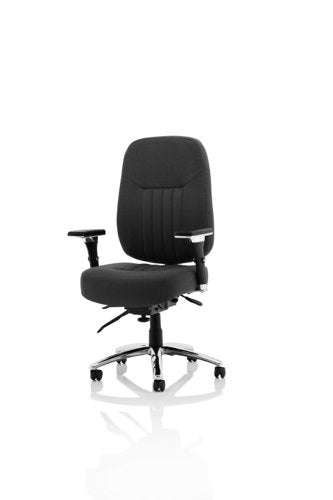 Barcelona Deluxe Op Chair Fab BK