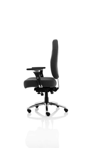 Barcelona Deluxe Op Chair Fab BK