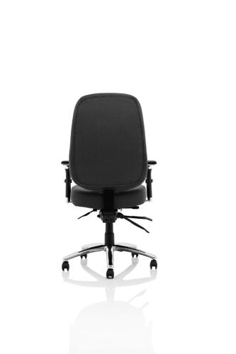 Barcelona Deluxe Op Chair Fab BK