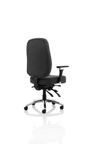 Barcelona Deluxe Op Chair Fab BK