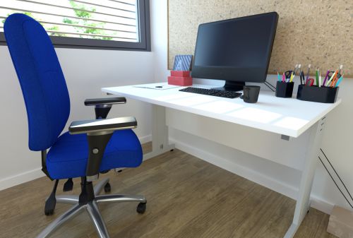Barcelona Deluxe Op Chair Fab BL