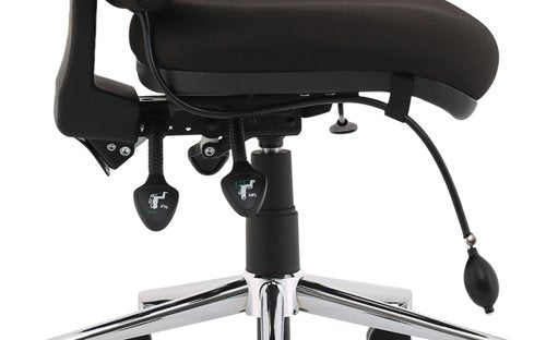 Chiro Medium Back Chair Black