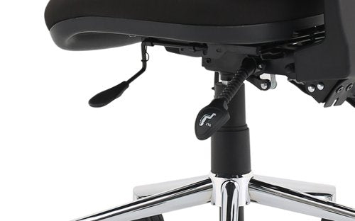 Chiro Medium Back Chair Black