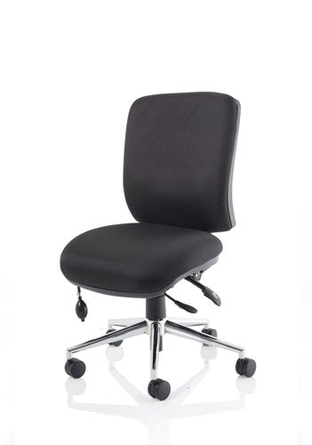 Chiro Medium Back Chair Black