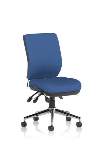 Chiro Medium Back Chair Blue