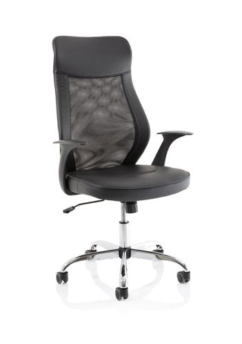 Baye Mesh PU Op Chair Black