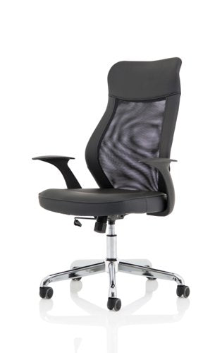 Baye Mesh PU Op Chair Black