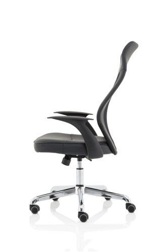 Baye Mesh PU Op Chair Black