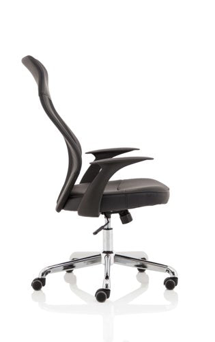 Baye Mesh PU Op Chair Black