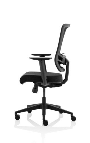 Ergo Twist Fabric Seat Mesh Back BK