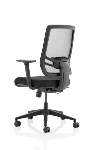 Ergo Twist Fabric Seat Mesh Back BK