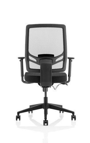 Ergo Twist Fabric Seat Mesh Back BK