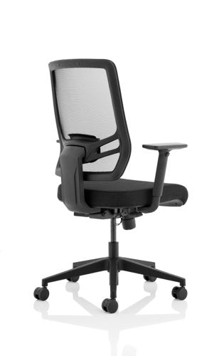 Ergo Twist Fabric Seat Mesh Back BK