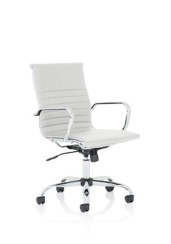 Nola Med Back Exec Leather Chair WH