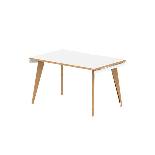 Oslo 1200mm Sing Start Desk WH WH