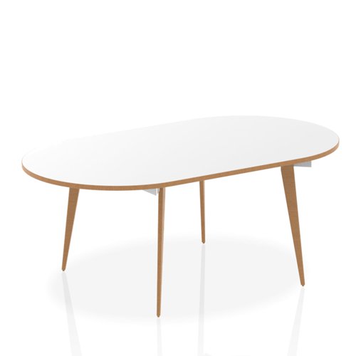 Oslo 1800mm Ov Bdrm Table WH WH