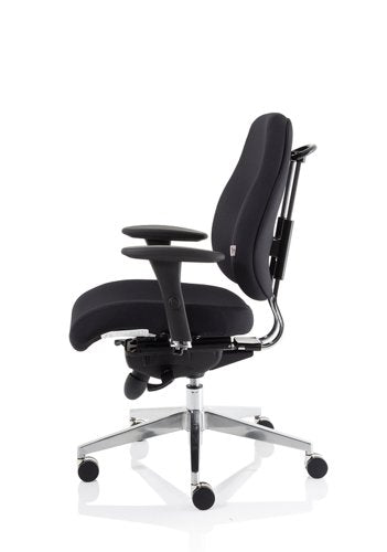 Chiro Plus Chair with Arms BK