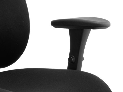 Chiro Plus Chair wArms Headrest BK