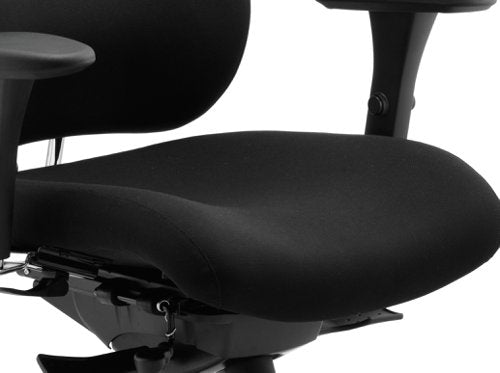Chiro Plus Chair wArms Headrest BK