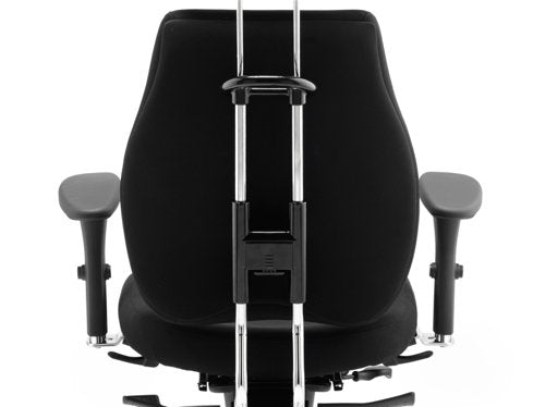 Chiro Plus Chair wArms Headrest BK