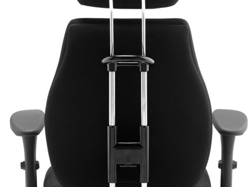 Chiro Plus Chair wArms Headrest BK