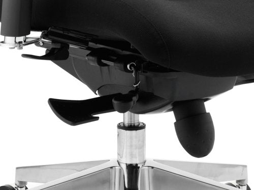 Chiro Plus Chair wArms Headrest BK