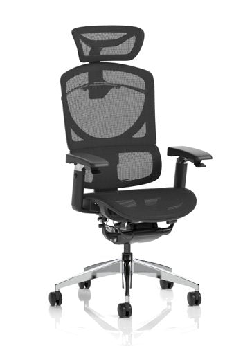 Ergo Click Plus Mesh Headrest BK
