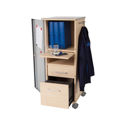 Rocada Office Caddy 47x120x50cm Beech