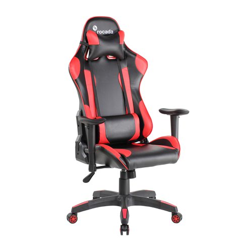 Rocada Gaming Chr 680x680x1380mm Red